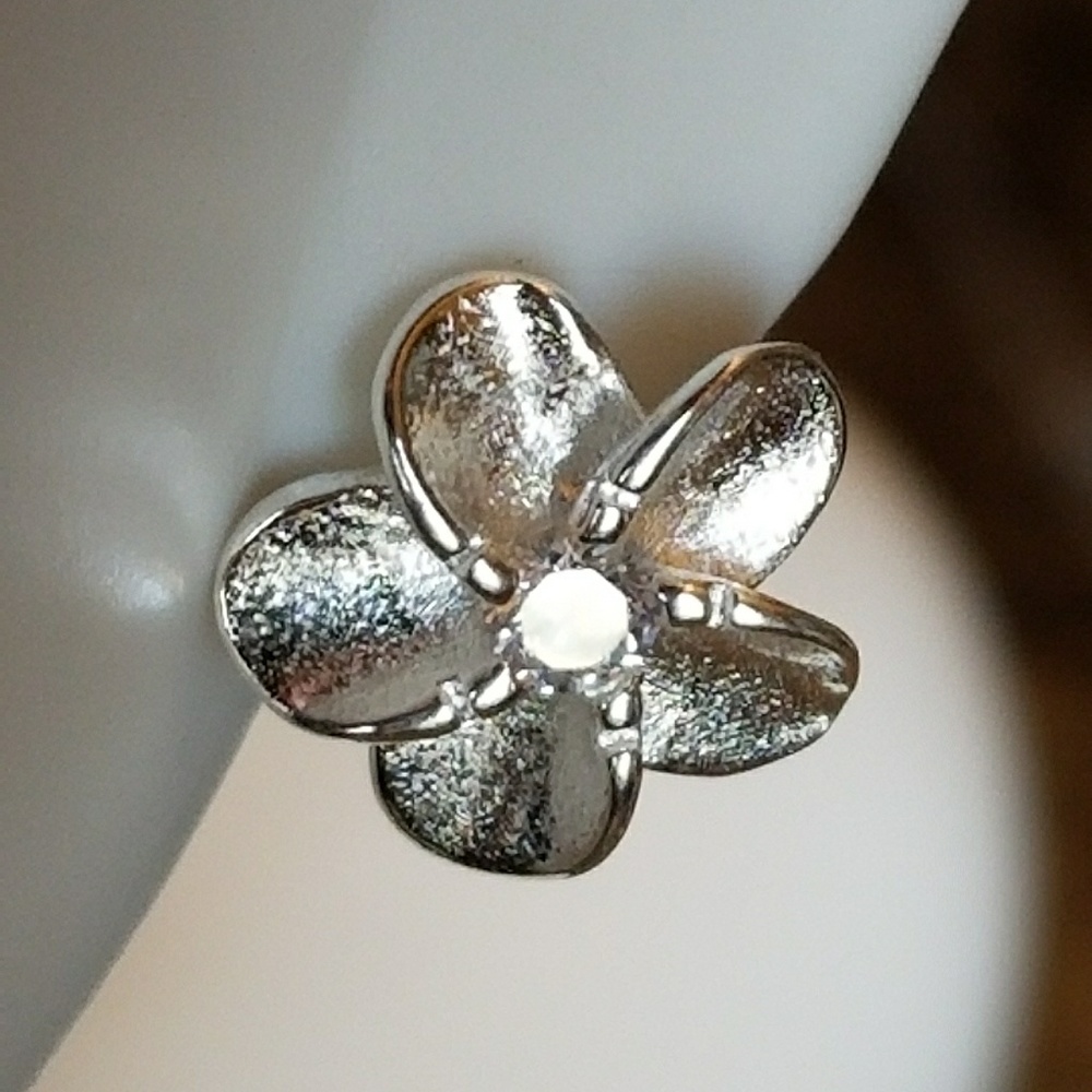 Genuine Delicate Hawaiian Plumeria Flower Earrings